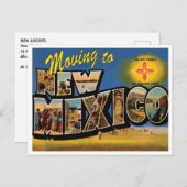 Naar Nieuw-Mexico:  adreswijziging Briefkaart (Voorkant / Achterkant)