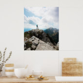 Naar nieuwe avonturen uitkijken poster (Keuken)