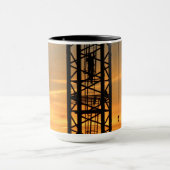 Naar nieuwe hoogten klimmen mok (Midden)