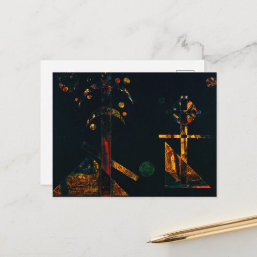 Naar Nina voor Kerstmis door Wassily Kandinsky Briefkaart (Voorkant / Achterkant in situ)