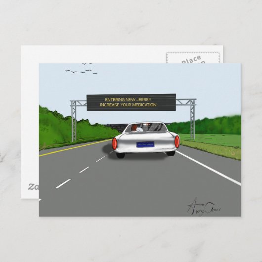 Naar NJ. Meds verhogen Briefkaart (Voorkant / Achterkant)