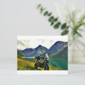 Naar Noord-Kaap (Noorwegen), via Gibraltar Briefkaart (Staand voorkant)