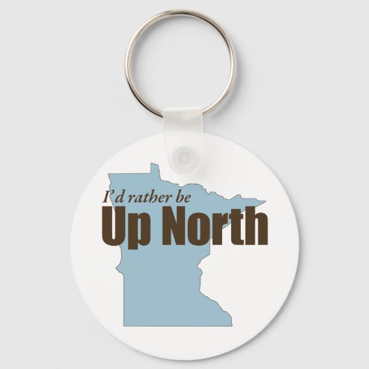 Naar noord - Minnesota Sleutelhanger (Voorkant)