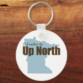 Naar noord - Minnesota Sleutelhanger (Voorkant)