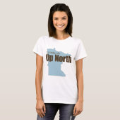 Naar noord - Minnesota T-shirt (Voorkant volledig)