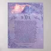 NAAR NYX - GODESS INVOCATION POSTER (Voorkant)
