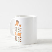 Naar of niet om - eekhoorn koffiemok (Voorkant links)