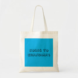 Naar oma's huis - Kleine boodschappentas Tote Bag