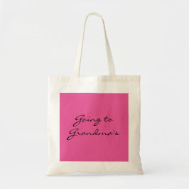 Naar oma's huis - Kleine boodschappentas Tote Bag