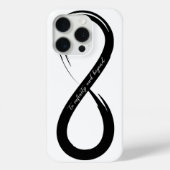 Naar oneindig en verder penseelstreeksymbool Case-Mate iPhone case (Achterkant)