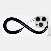 Naar oneindig en verder penseelstreeksymbool Case-Mate iPhone case (Achterkant (horizontaal))