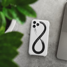 Naar oneindig en verder penseelstreeksymbool iPhone 15 pro case