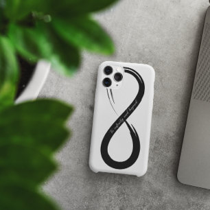 Naar oneindig en verder penseelstreeksymbool iPhone 15 pro case