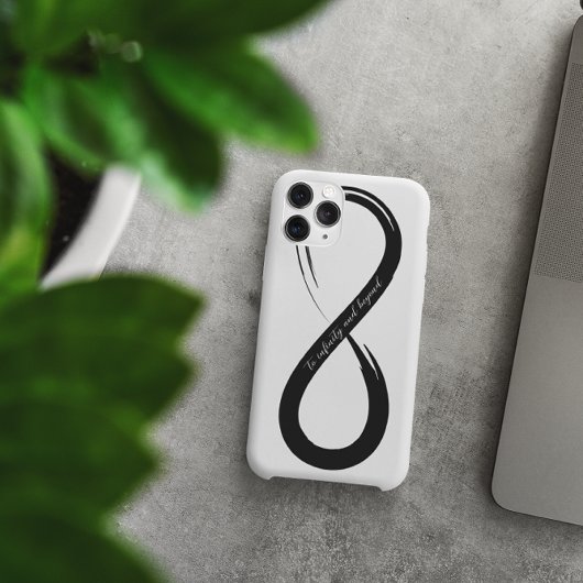 Naar oneindig en verder penseelstreeksymbool Case-Mate iPhone case