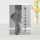 NAAR ONZE **BALLERINA** OP HAAR VERJAARDAG KAART (Gele Bloem)