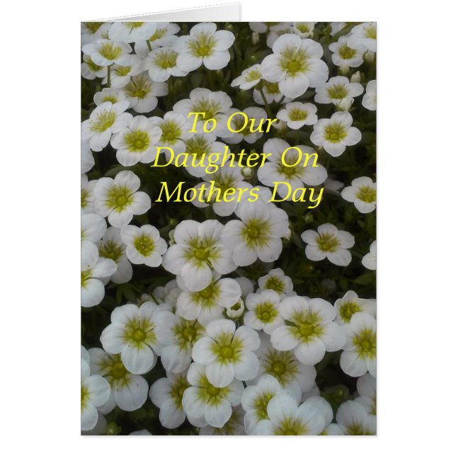 Naar onze dochter op Moederdag (Voorkant)