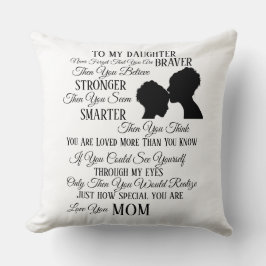 Naar onze dochter van mama kussen