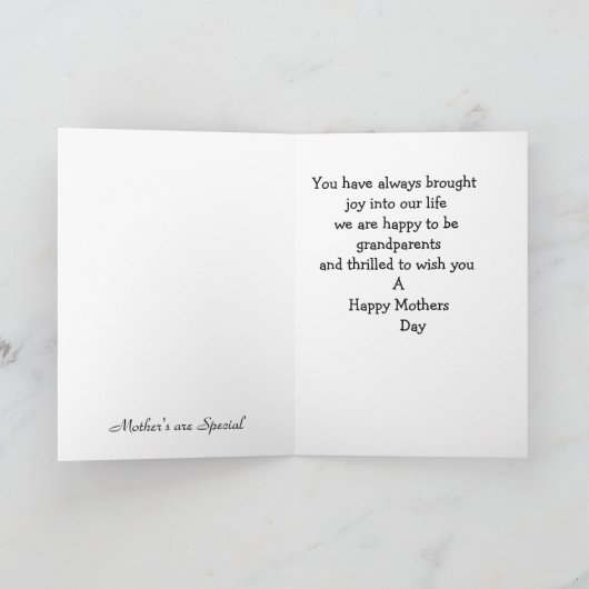 Naar onze grote dochter kaart (Binnen)