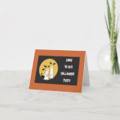 naar onze halloween party kaart (Voorkant)