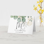 Naar onze MC op trouwdag Dank u bruid en bruidegom Kaart (Gele Bloem)
