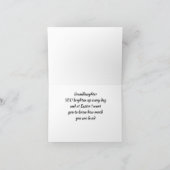 NAAR ONZE OF MIJN SPECIALE *GRANDDAUGHTER* EENVOUD KAART (Binnen)