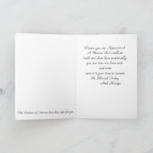 Naar onze predikant bedankkaart (Binnen)