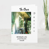 Naar onze predikant bedankkaart (Voorkant)