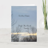 Naar onze predikant kaart (Voorkant)