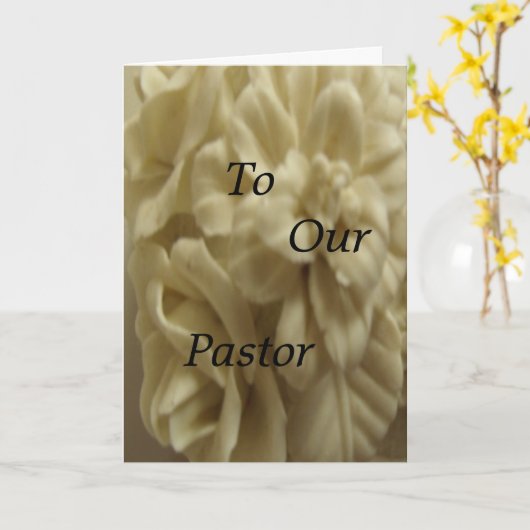 Naar onze predikant kaart (Gele Bloem)