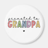 Naar opa New Grandad gepromoot om cadeaus te zijn Magneet (Voorkant)