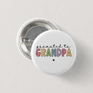 Naar opa New Grandad gepromoot om cadeaus te zijn Ronde Button 3,2 Cm