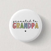 Naar opa New Grandad gepromoot om cadeaus te zijn Ronde Button 3,2 Cm (Voorkant)