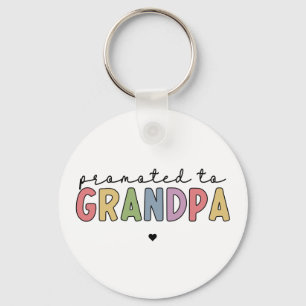 Naar opa New Grandad gepromoot om cadeaus te zijn Sleutelhanger