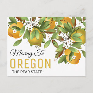 Naar Oregon Adres wijzigen Briefkaart