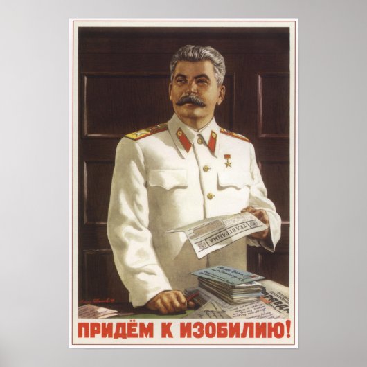 Naar overvloed poster (Voorkant)