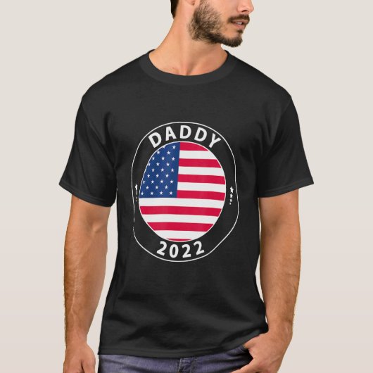 Naar papa 2022, Vaderdag New Dad Announ T-shirt (Voorkant)