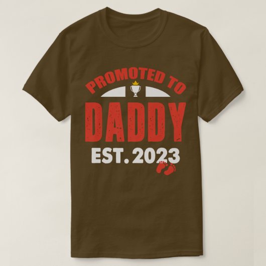 Naar papa 2023. Grappig pap 2023. T-shirt (Design voorkant)