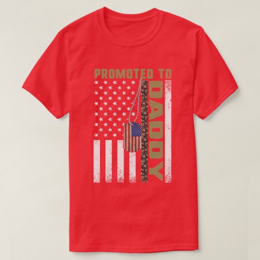 Naar papa Amerikaanse vlag Camo Thirt Vader geprom T-shirt (Design voorkant)
