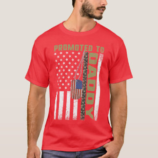 Naar papa Amerikaanse vlag Camo Thirt Vader geprom T-shirt