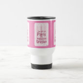 Naar Parijs of Fresno Funny Travel Slogan Reisbeker (Center)
