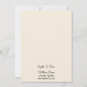 Naar Planten rustieke tuin groen zonnebloem bruilo Kaart (Achterkant)