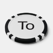 Naar Poker Chips (Enkel)