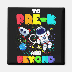 Naar Pre-K en verder Astronaut terug naar school Magneet