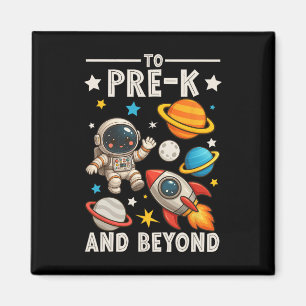 Naar Pre-k En Verder Ruimtevaarder Grappig Terug N Magneet