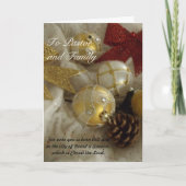 Naar predikant en familie feestdagen kaart (Voorkant)