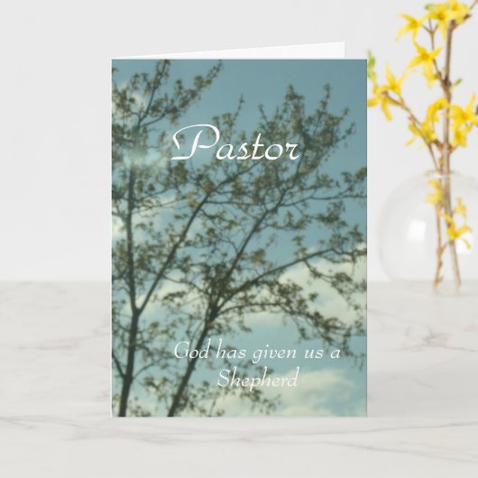 Naar predikant kaart (Gele Bloem)