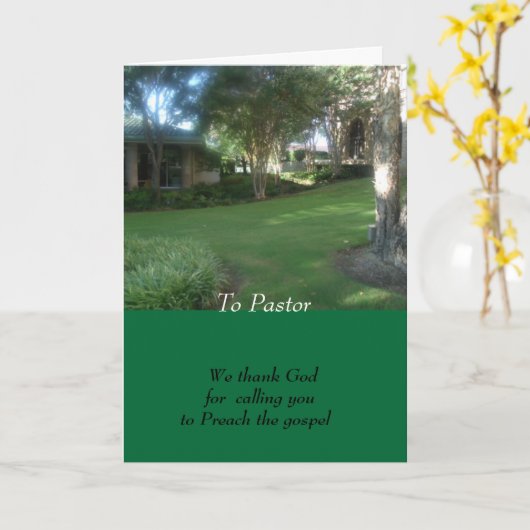 Naar predikant kaart (Gele Bloem)