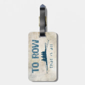 Naar rij bagagelabel (Achterkant verticaal)