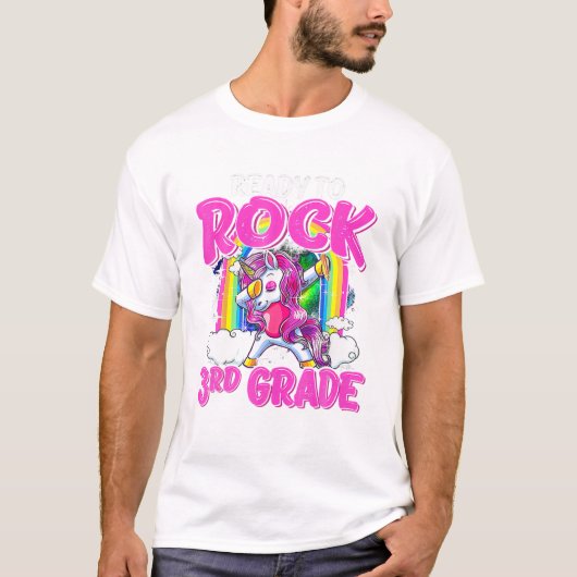 Naar Rock 3e Grade Dabbing T-shirt (Voorkant)