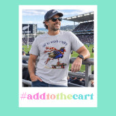 Naar Rugby Kijken Grappige Pukeko Tri-Blend Shirt